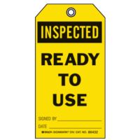 Graphic Safety Tags - Inspected Ready To Use