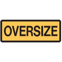 Oversize Sign with Tie-On - Vinyl, Reflective, 1200 x 450mm