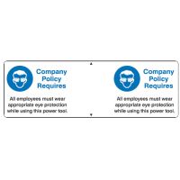 Brady PPE Tool Tags - Eye Protection