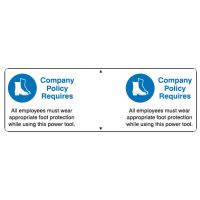 Brady PPE Tool Tags - Foot Protection