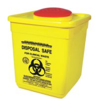 Contaminated Clinical Waste and Sharps Disposal Bins 2L