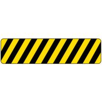 Anti-Slip Floor Markers - Black/Yellow Stripes
