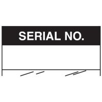 Electrical Safety Write On Cable Markers - Serial No