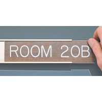 Sign Holders - 50mm x 200mm, Silver