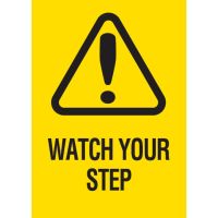 A4 Safety Signs - Watch Your Step