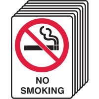 7 Pack Safety Signs  - No Smoking