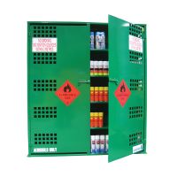 Paint Spray Can Aerosol Storage Cage 625 Can Capacity Green