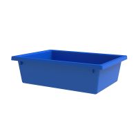 Stack & Nest Plastic Crate Tub 13L Blue