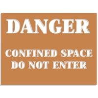Confined Space Stencils - Do Not Enter