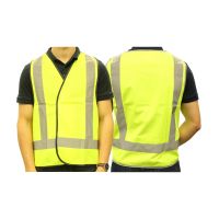 Day/night H pattern vest fluorescent Yellow Medium