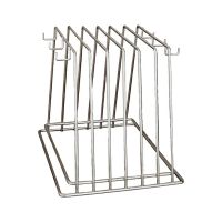 Cutting Board Rack - 6 slots, with Hooks