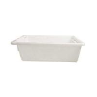 Stack & Nest Plastic Crate Tub 32L Frosted White